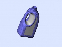 CAD of 2L bottle design for Client