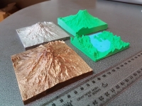 3D Prints and Castings of Mt Ruapehu and Tongariro 