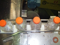 Testing of bottle filling machine