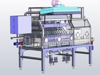 Aseptic bottle filler - CAD View