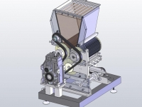 Muesli bar roller - CAD View