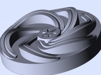 Plastic bra underwire - prototype tooling layout