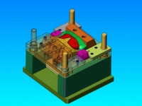 Goggles over-molding tool